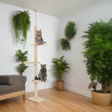 Load image into Gallery viewer, Cat Scratching Tree Floor to Ceiling
