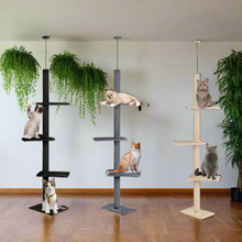 Load image into Gallery viewer, Cat Scratching Tree Floor to Ceiling
